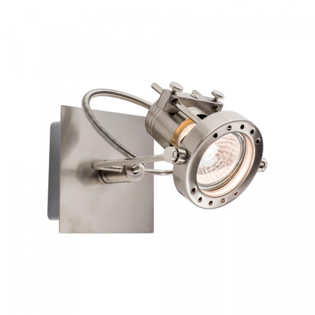 Потолочный светильник с регулировкой направления света Citilux Терминатор CL515511, 1xGU10x50W, матовый хром, металл