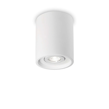 Потолочный светильник Ideal Lux OAK PL1 ROUND BIANCO 150420, 1xGU10x35W