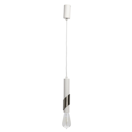 Подвесной светильник De Markt Фьюжн 392018501, 1xE27x40W, белый, хром, металл