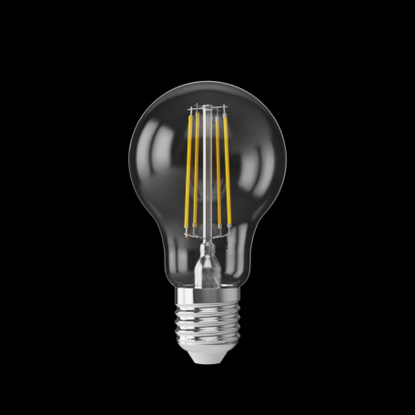 Филаментная светодиодная лампа Voltega Crystal 5490 груша E27 8W, 4000K CRI80 220V, диммируемая, гарантия 3 года - миниатюра 3