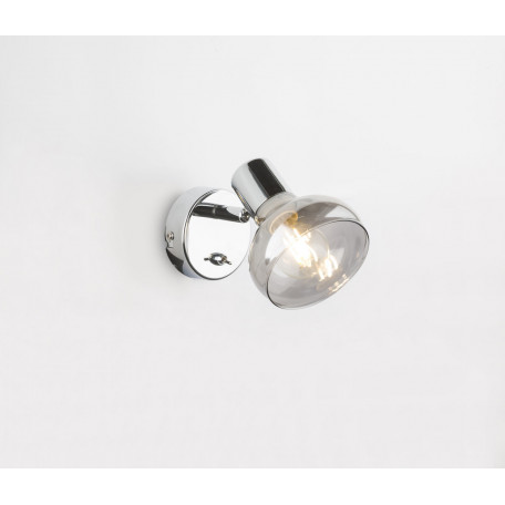 Настенный светильник с регулировкой направления света Globo Lothar 54921-1, 1xE14x40W, металл, стекло - миниатюра 5