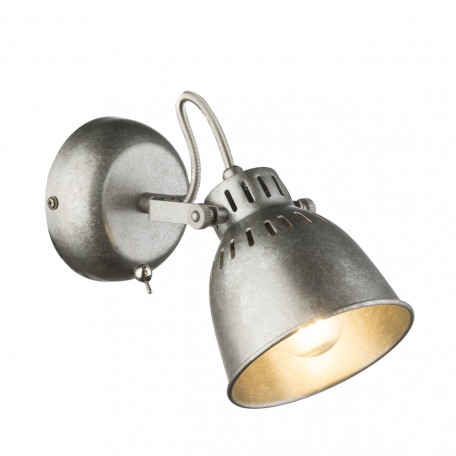 Настенный светильник с регулировкой направления света Globo Hernan 54651-1, 1xE14x40W - миниатюра 1