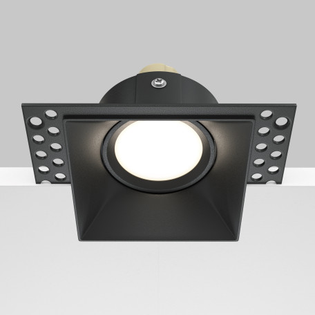 Встраиваемый светильник Maytoni Dot DL042-01-SQ-B, 1xGU10x50W - миниатюра 4