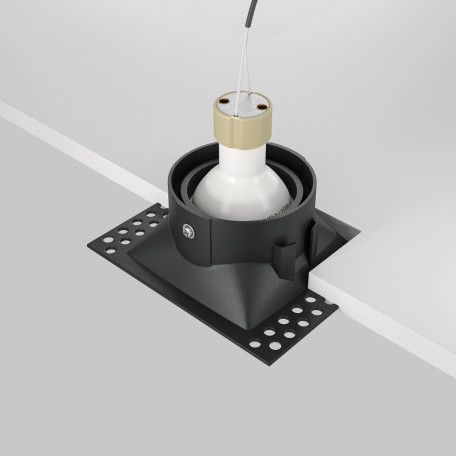 Встраиваемый светильник Maytoni Dot DL042-01-SQ-B, 1xGU10x50W - миниатюра 5