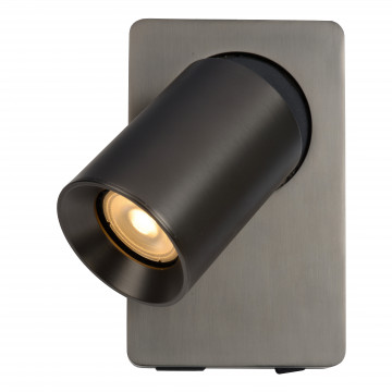 Настенный светильник с регулировкой направления света Lucide Nigel 09929/06/16, 1xGU10x5W - миниатюра 3