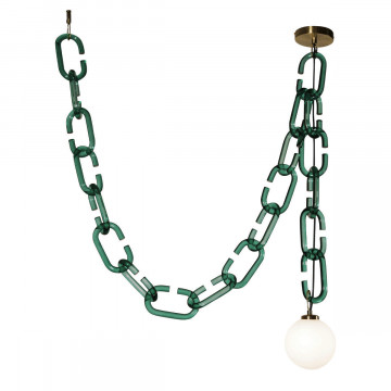 Подвесной светильник Loft It Chain 10128C Green, 1xG9x40W - миниатюра 2