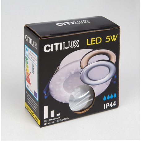 Светодиодная панель Citilux Акви CLD008010, IP44, LED 5W 3500K 400lm - миниатюра 8