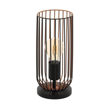 Настольная лампа Eglo Trend & Vintage Loft Roccamena 49646, 1xE27x60W, черный, металл - миниатюра 1