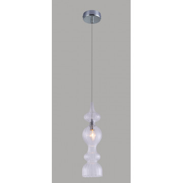 Подвесной светильник Crystal Lux IRIS SP1 A TRANSPARENT 2072/201, 1xE14x60W - миниатюра 2