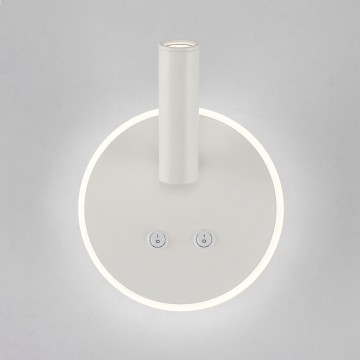 Настенный светодиодный светильник с регулировкой направления света с дополнительной подсветкой Elektrostandard Tera MRL LED 1014 a043968, LED 10W 4200K 600lm CRI>80 - миниатюра 4
