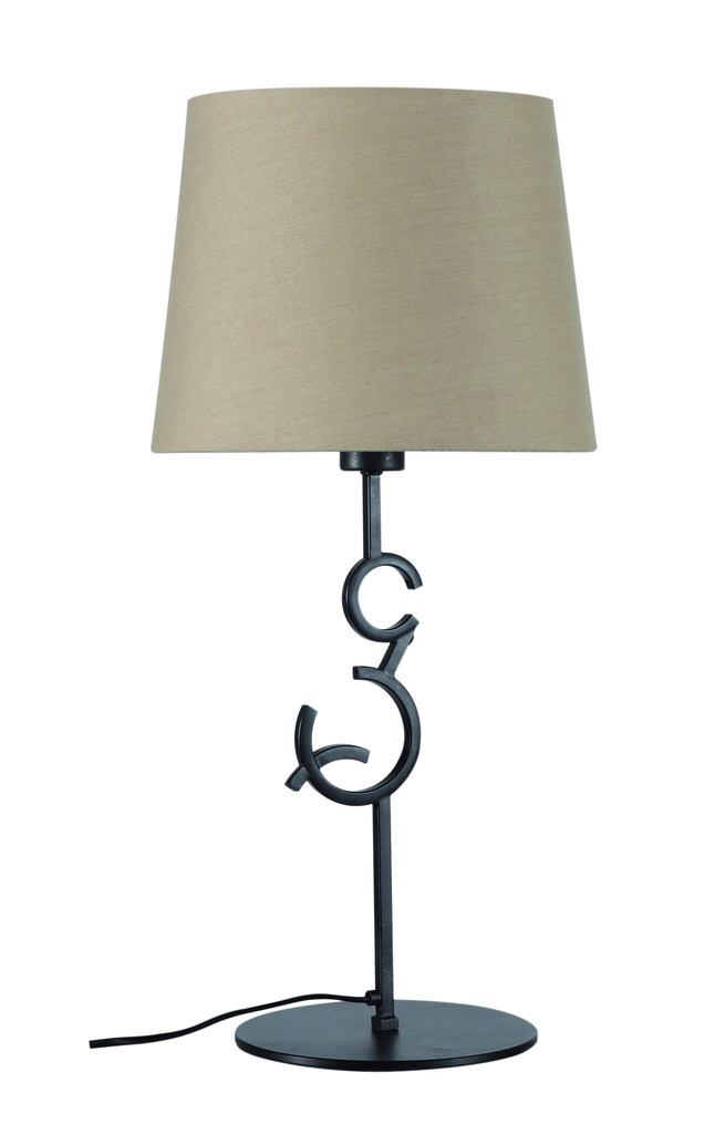 Настольная лампа Mantra Argi 5218, коричневый, бежевый, металл, текстиль - фото 1