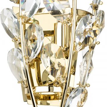 Бра Lightstar Isabelle 791612, 1xG9x40W, золотой, золотой с прозрачным, металл, хрусталь - миниатюра 3