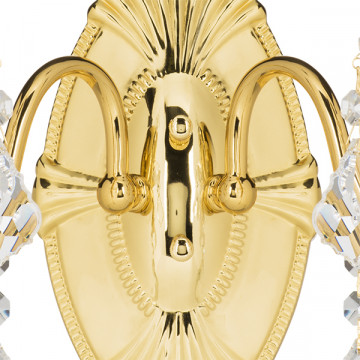 Бра Lightstar Osgona Classic 700622, 2xE14x60W, золотой с прозрачным, золотой, прозрачный, металл с хрусталем, хрусталь - миниатюра 3