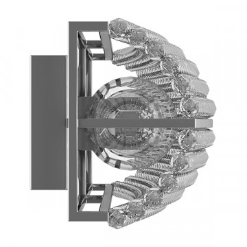 Бра Lightstar Osgona Monile 704644, 4xE14x40W, хромированный, прозрачный, металл, хрусталь - миниатюра 3