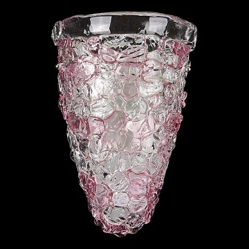 Настенный светильник Lightstar Murano 604622, 2xE14x40W, хром, прозрачный, розовый, металл, стекло - миниатюра 2