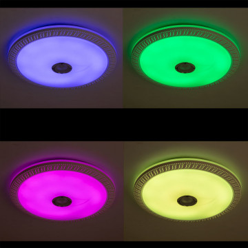 Потолочный светодиодный светильник с пультом ДУ Arte Lamp City Monile A2674PL-72WH, LED 72W 2700-7000K + RGB 3200lm - миниатюра 4