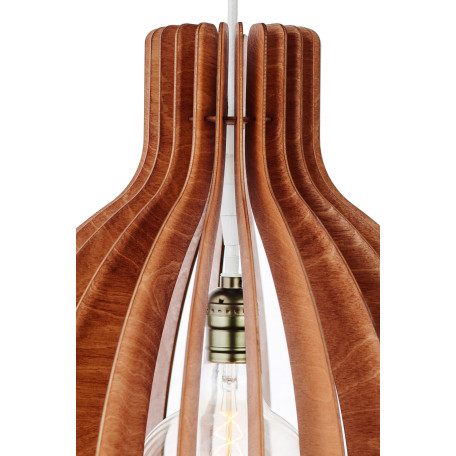 Подвесной светильник Woodshire 2140mx (Купол махагон), 1xE27 - миниатюра 4