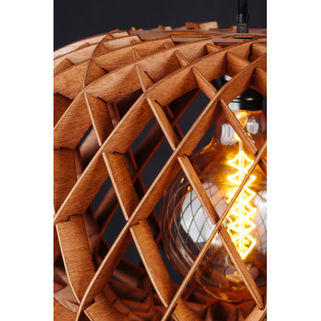 Подвесной светильник Woodshire 2440mx (Нэст (Пилке) махагон), 1xE27 - миниатюра 4