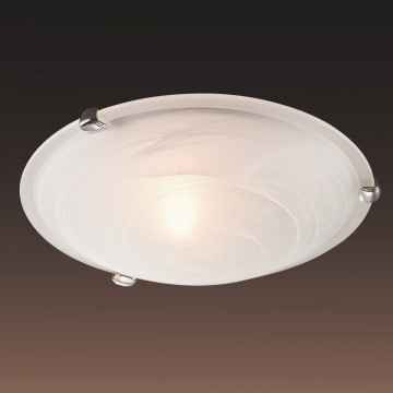 Потолочный светильник Sonex Duna 153/K хром, 2xE27x60W, хром, белый, металл, стекло - миниатюра 4