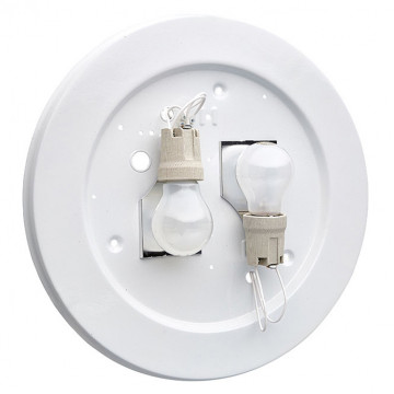 Потолочный светильник Sonex Quadro White 162/K, 2xE27x60W - миниатюра 8