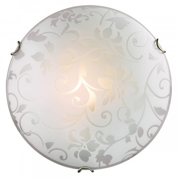 Потолочный светильник Sonex Vuale 208, 2xE27x100W, бронза, белый, металл, стекло - миниатюра 3