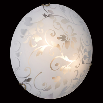 Потолочный светильник Sonex Vuale 208, 2xE27x100W, бронза, белый, металл, стекло - фото 6