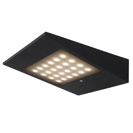 Настенный светодиодный светильник Mantra Yeti 7098, IP54, LED 2,2W 3000K 188lm CRI80, серый, металл - фото 1