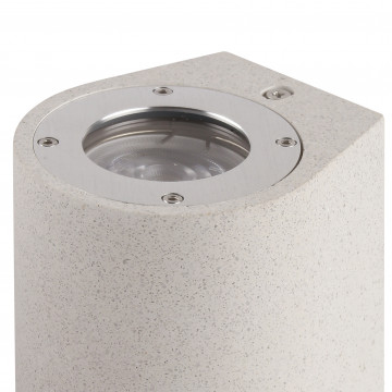 Настенный светильник Mantra LEVI 7180, IP65, 2xGU10x12W, белый, бетон - миниатюра 2