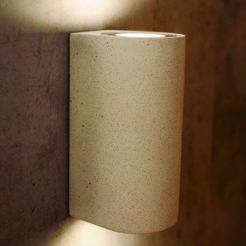 Настенный светильник Mantra LEVI 7180, IP65, 2xGU10x12W, белый, бетон - фото 3