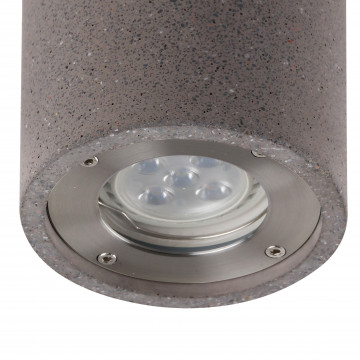 Потолочный светильник Mantra LEVI 7185, IP65, 1xGU10x12W, серый, бетон - фото 2