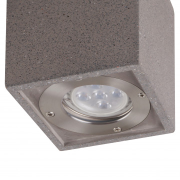 Потолочный светильник Mantra LEVI 7187, IP65, 1xGU10x12W, серый, бетон - миниатюра 4