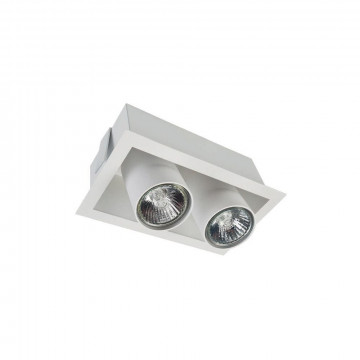 Встраиваемый светильник Nowodvorski Eye Mod 8938, 2xGU10x35W, белый, металл
