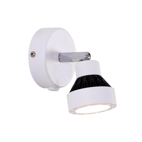 Настенный светодиодный светильник с регулировкой направления света Citilux Данди CL557511, LED 7W 3000K 560lm, белый, черно-белый, металл - миниатюра 1