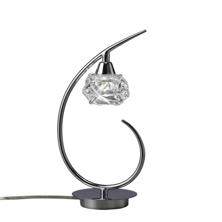 Настольная лампа Mantra Maremagnum 3949, хром, прозрачный, металл, стекло