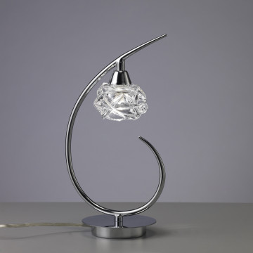 Настольная лампа Mantra Maremagnum 3949, хром, прозрачный, металл, стекло - миниатюра 2