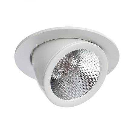 Встраиваемый светильник Arte Lamp CARDANI A1212PL-1WH, LED 12W, 3000K (теплый), белый