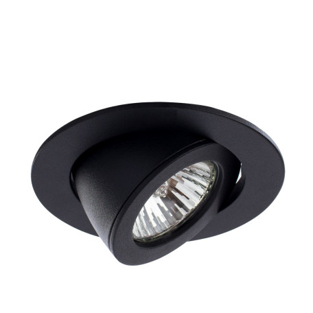 Встраиваемый светильник Arte Lamp Instyle Accento A4009PL-1BK, 1xGU10GU5.3x50W, черный, металл