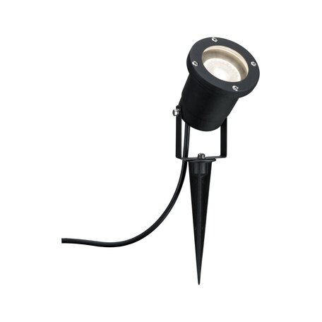 Прожектор с колышком Paulmann Line Garden Spot 98896, IP65, 1xGU10x10W, черный, металл