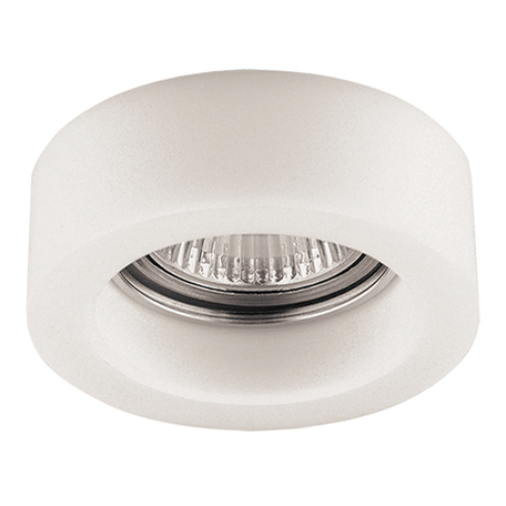 Встраиваемый светильник Lightstar Lei Mini 006136, 1xGU5.3x50W, белый, стекло