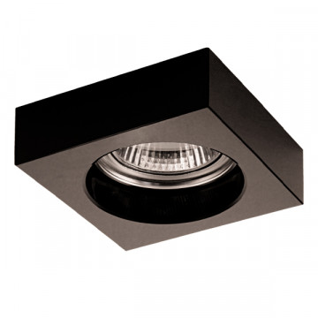 Встраиваемый светильник Lightstar Lui Mini 006147, 1xGU5.3x50W, черный, стекло