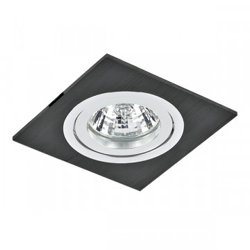 Встраиваемый светильник Lightstar Banale Weng 011007, 1xGU5.3x50W, темно-коричневый, белый, металл