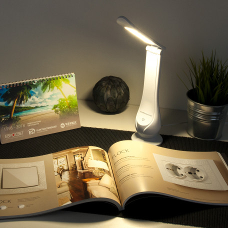 Настольная светодиодная лампа Eurosvet Orbit белый (TL90420) (a055547), LED 4W 4200K 250lm CRI>80 - миниатюра 3
