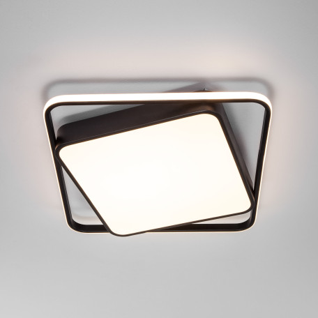 Потолочная светодиодная люстра Eurosvet Jeremy 90252/1 черный (a057126), LED 144W 3300K + 4200K + 6500K 7056lm CRI>80 - миниатюра 4