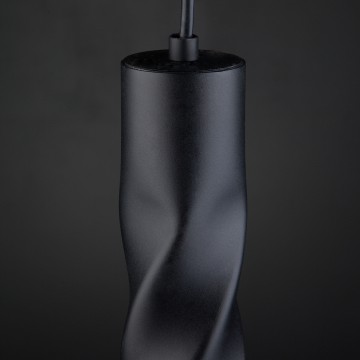 Подвесной светодиодный светильник Eurosvet Scroll 50136/1 LED черный (00000083592), LED 5W 4000K 250lm CRI>80 - миниатюра 8