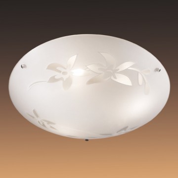 Потолочный светильник Sonex Romana 2214, 2xE27x60W, хром, матовый, прозрачный, металл, стекло - фото 6