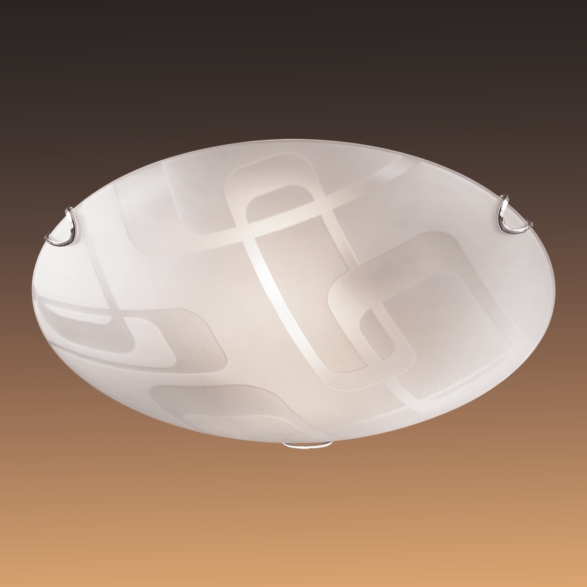 Потолочный светильник Sonex Halo 257, 2xE27x100W, хром, белый, металл, стекло - фото 4
