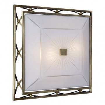 Потолочный светильник Sonex Villa 4261, 4xE27x60W, бронза, матовый, прозрачный, металл, стекло - фото 3