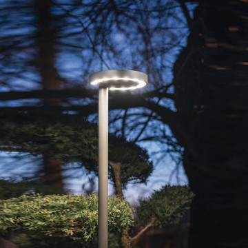 Уличный светодиодный фонарь Nowodvorski Pole LED 9185, IP54, LED 24W 3000K 950lm, темно-серый, металл - миниатюра 3