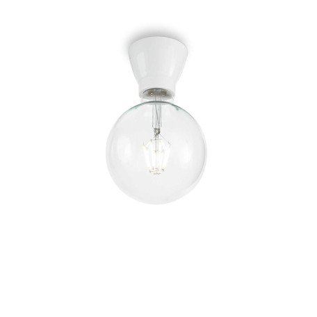 Потолочный светильник Ideal Lux WINERY PL1 BIANCO 155227, 1xE27x60W