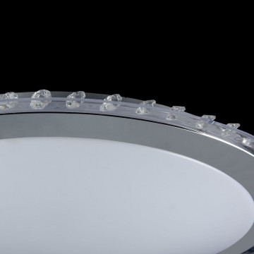 Потолочный светодиодный светильник Freya Glory FR6441-CL-30-W (FR441-30-W), LED 30W 3000K 2100lm, никель, белый с серым, серый с белым, металл, пластик - миниатюра 4